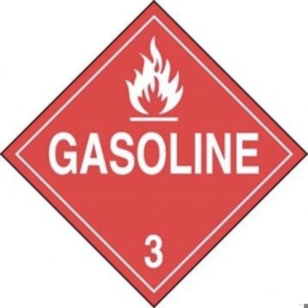 Accuform DOT PLACARD HAZARD CLASS 3 MPL304MG25 MPL304MG25 - main